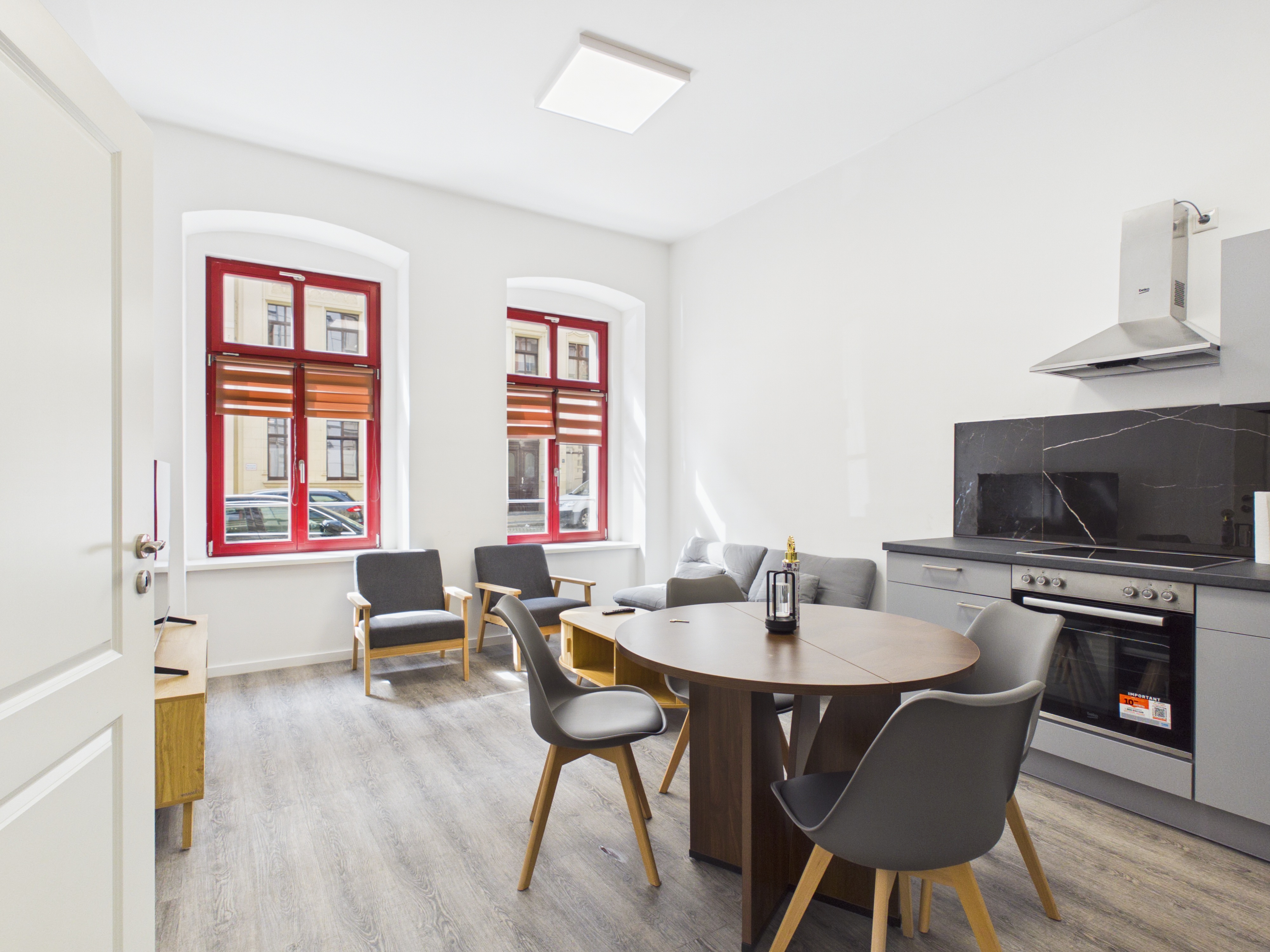 Wohnzimmer der Ferienwohnung 02 in Görlitz