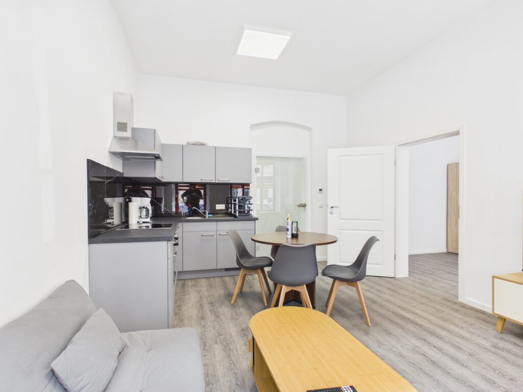 Küche der Ferienwohnung 02 in Görlitz